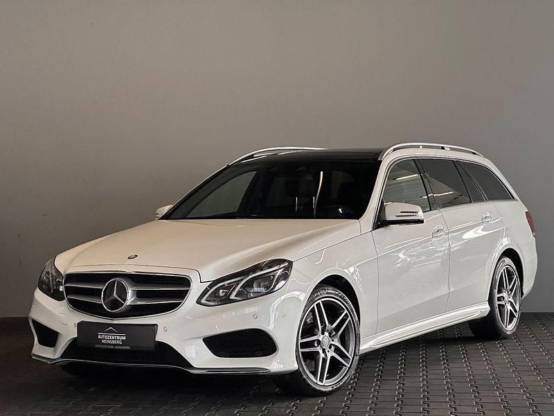 Weiß Gebraucht 2015 Mercedes E350 AMG line Kombi | 20.900 € (Etwas zu teuer) - Bild 1/4