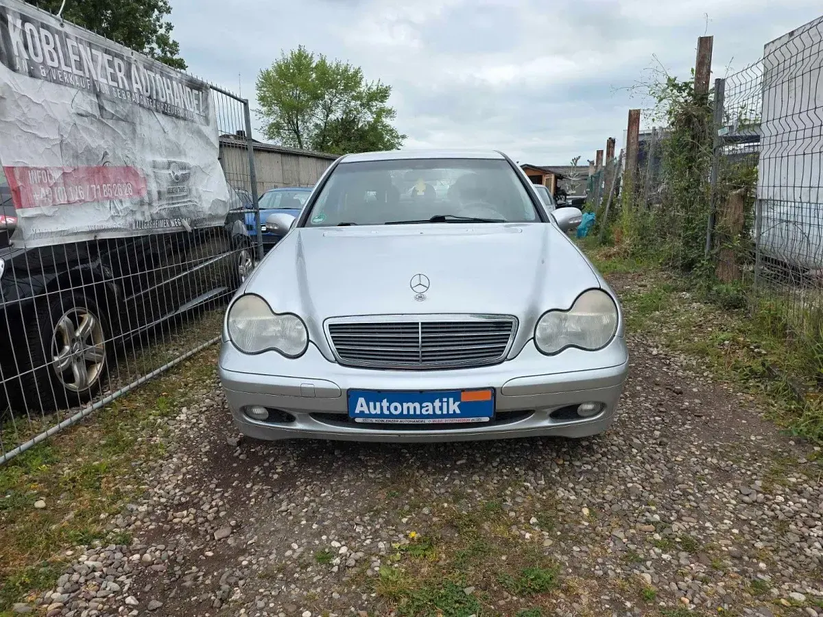 Brugt Mercedes C180 143 HK (105 kW) 2003 Sølv Sedan