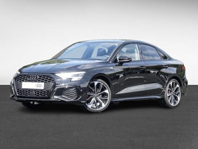 Mythosschwarz metallic Gebraucht 2023 Audi A3 S-Line Limousine | 39.811 € - Bild 1/3