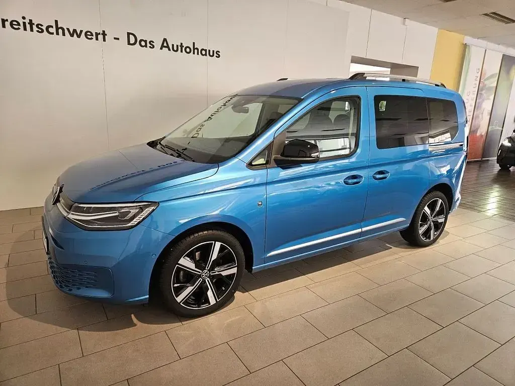 Gebraucht VW Caddy Style 114 PS (83 kW) 2021 Blau Van / Kleinbus