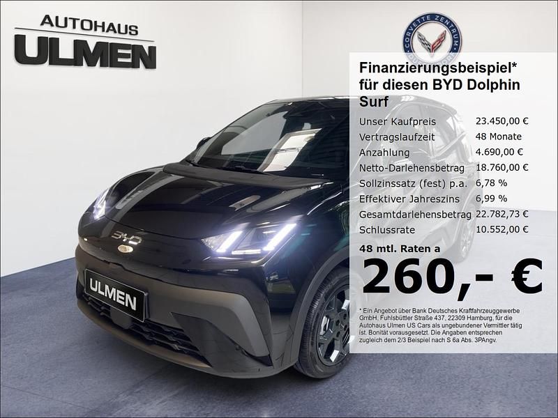 Schwarz Gebraucht 2025 BYD Dolphin Surf Comfort Kleinwagen | 23.450 € - Bild 1/4