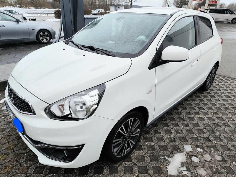 Gebraucht Mitsubishi Space Star Edition+ 80 PS (58 kW) 2018 Weiß Kleinwagen