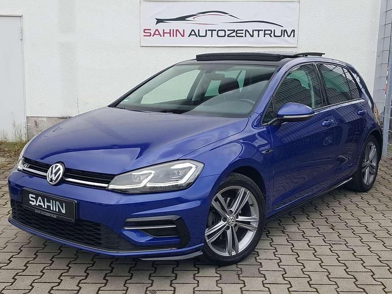Lapiz blue metallic Gebraucht 2017 VW Golf VII R-line Kleinwagen | 17.900 € (Fairer Preis) - Bild 1/4