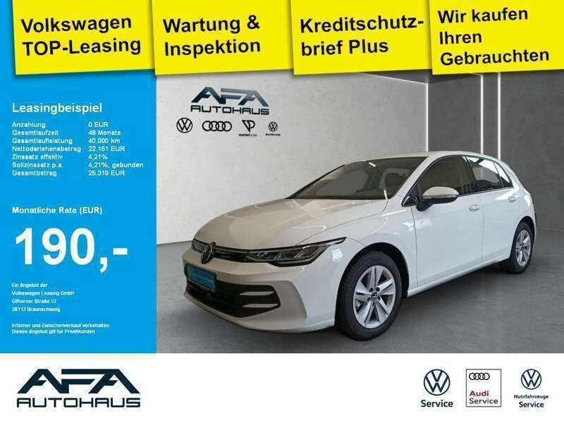 Weiß Gebraucht 2024 VW Golf VIII Life Limousine | 22.228 € (Guter Preis) - Bild 1/3