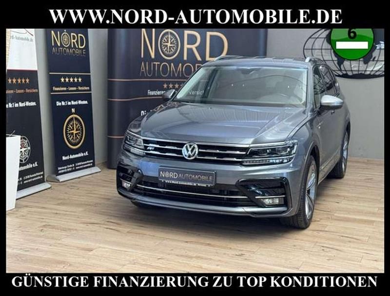 Grau Gebraucht 2021 VW Tiguan Allspace R-line SUV | 30.800 € (Guter Preis) - Bild 1/1