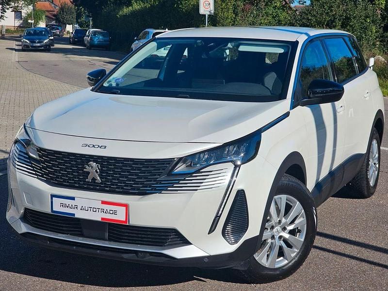 Weiß Gebraucht 2021 Peugeot 5008 Active Van / Kleinbus | 16.200 € (Superpreis) - Bild 1/4