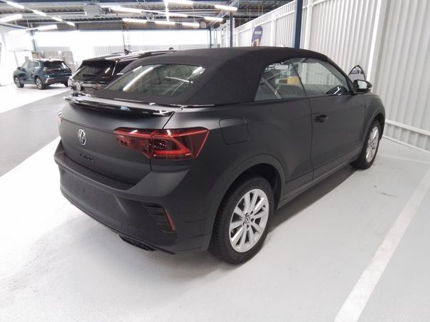 Gebraucht VW T-Roc Cabriolet R-line 150 PS (110 kW) 2024 Schwarz Cabrio