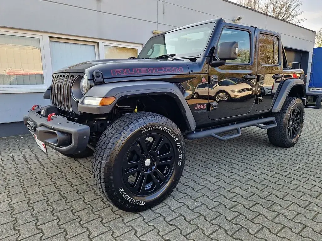 Gebraucht Jeep Wrangler Unlimited Rubicon 272 PS (200 kW) 2019 Schwarz SUV