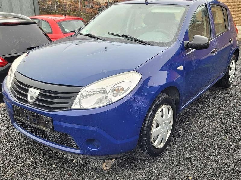 Dacia blau marine Gebraucht 2009 Dacia Sandero Basis Kleinwagen | 500 € - Bild 1/4