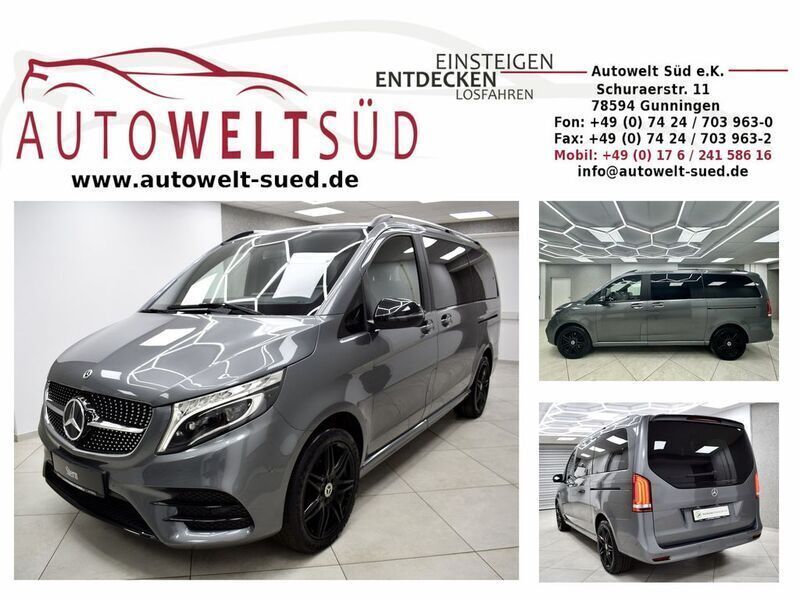 Selenitgrau metallic Gebraucht 2021 Mercedes V300 AMG line Van / Kleinbus | 55.900 € (Superpreis) - Bild 1/4