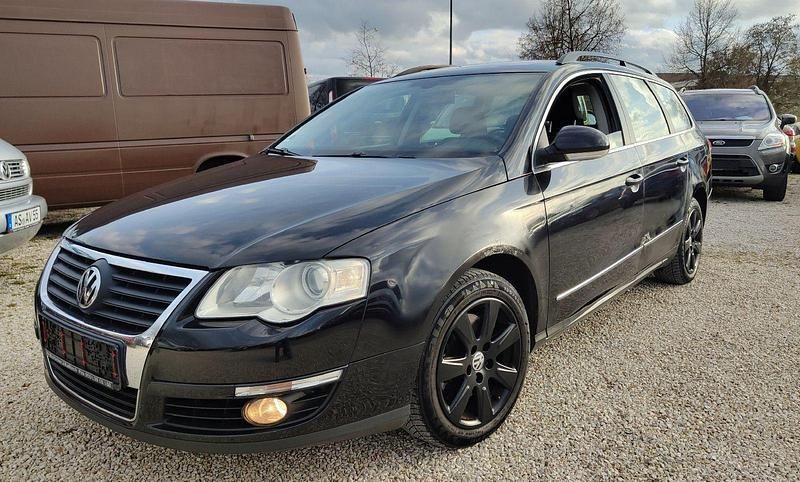 Schwarz Gebraucht 2008 VW Passat Comfortline Kombi | 1.990 € (Superpreis) - Bild 1/4