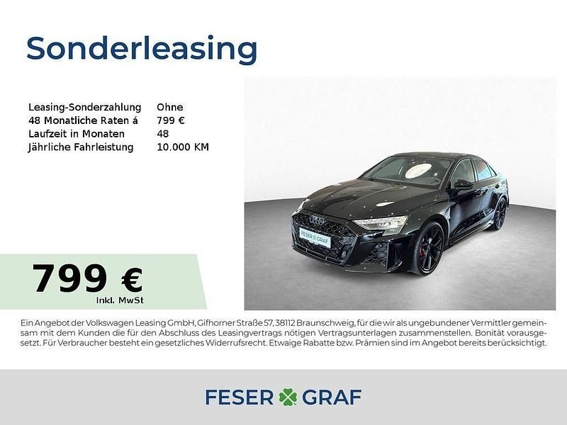 Mythosschwarz metallic Neu 2025 Audi RS3 Sport Kleinwagen | 71.889 € (Guter Preis) - Bild 1/4