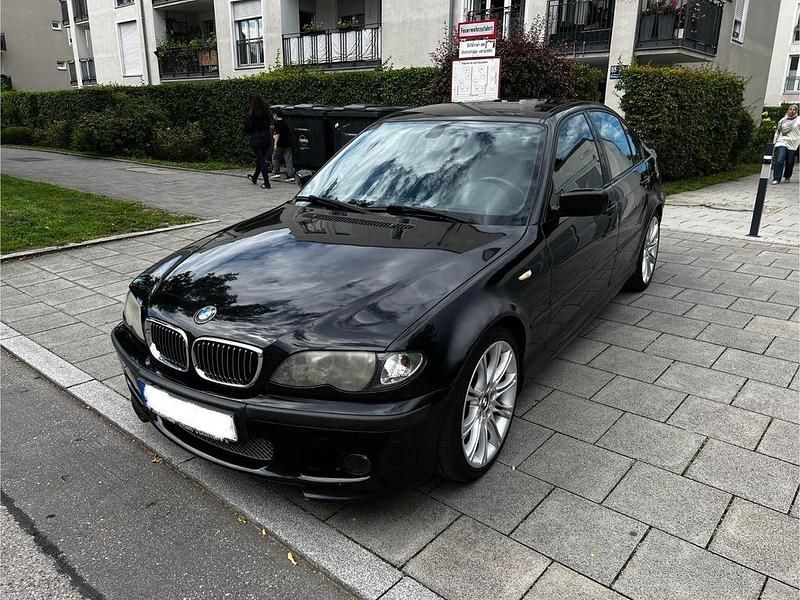 Schwarz Gebraucht 2004 BMW 318 M Sport Limousine | 1.290 € (Superpreis) - Bild 1/4