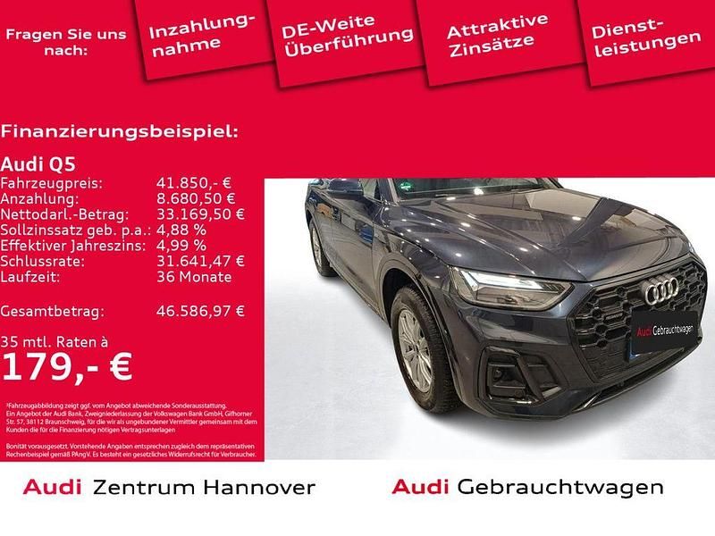 Gebraucht Audi Q5 S-Line 265 PS (194 kW) 2022 Q0 individuallackierungen audi exclusive (metallic) SUV