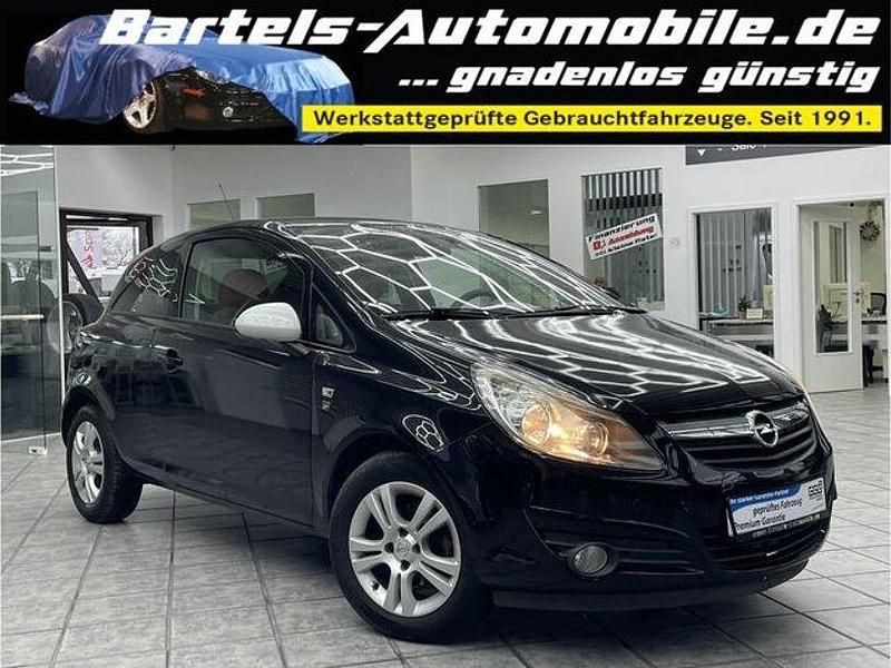 Gebraucht Opel Corsa Edition 69 PS (50 kW) 2010 Schwarz Kleinwagen