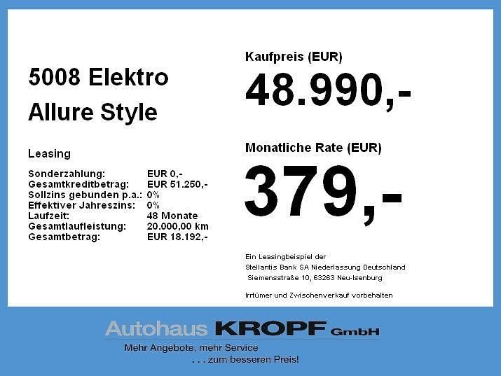 Blau (ingaro blau) Neu 2025 Peugeot 5008 Allure Van / Kleinbus | 48.990 € (Etwas zu teuer) - Bild 1/1
