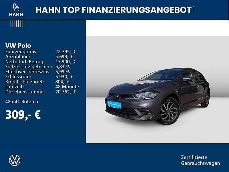 Neu VW Polo Life 116 PS (85 kW) 2025 Schwarz Kleinwagen