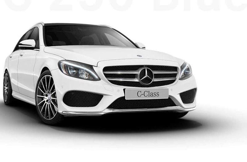 Weiß Gebraucht 2015 Mercedes C250 AMG line Kombi | 14.799 € (Guter Preis) - Bild 1/1