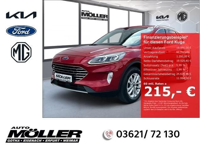 Rot Gebraucht 2021 Ford Kuga Titanium X SUV | 19.990 € (Superpreis) - Bild 1/4
