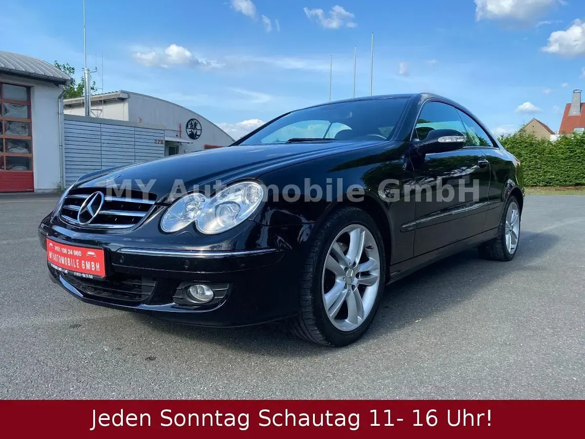 Gebraucht Mercedes CLK200 Avantgarde 184 PS (135 kW) 2008 Schwarz Coupé