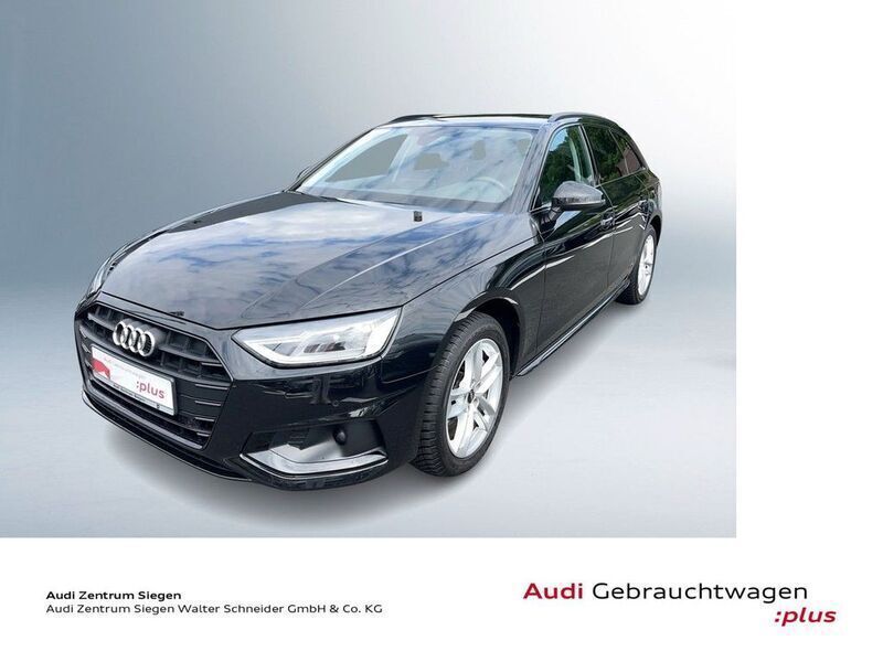Mythosschwarz metallic (metallic) Gebraucht 2023 Audi A4 Advanced Plus Kombi | 32.910 € (Fairer Preis) - Bild 1/4