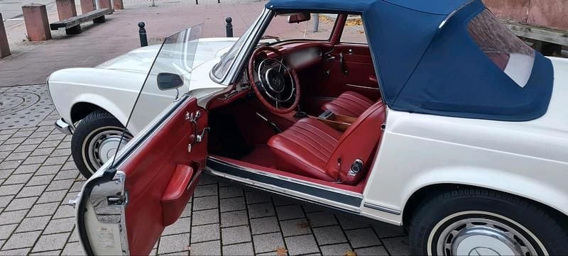 Gebraucht Mercedes 230 150 PS (110 kW) 1963 Weiß Cabrio