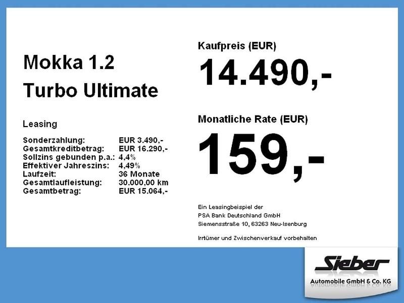 Gebraucht Opel Mokka Ultimate 101 PS (74 kW) 2021 Perl blau SUV