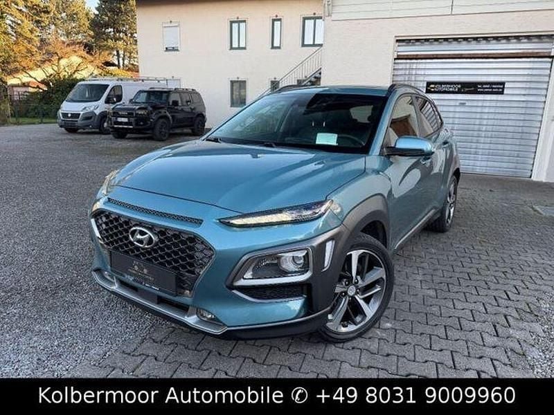 Blau Gebraucht 2018 Hyundai Kona Premium SUV | 13.990 € (Guter Preis) - Bild 1/4