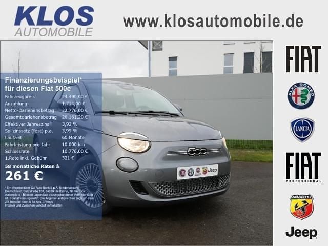 Grau Gebraucht 2022 Fiat 500e Limousine | 24.490 € - Bild 1/4