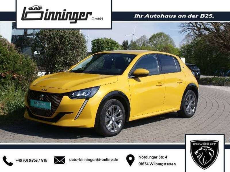 Faro gelb Gebraucht 2021 Peugeot e-208 Allure Kleinwagen | 13.990 € (Guter Preis) - Bild 1/4