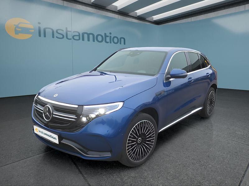 Blau Gebraucht 2022 Mercedes EQC400 SUV | 44.699 € - Bild 1/4
