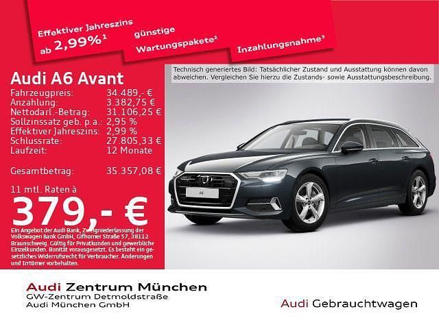 Manhattangrau metallic Gebraucht 2022 Audi A6 Sport Kombi | 34.489 € (Superpreis) - Bild 1/2