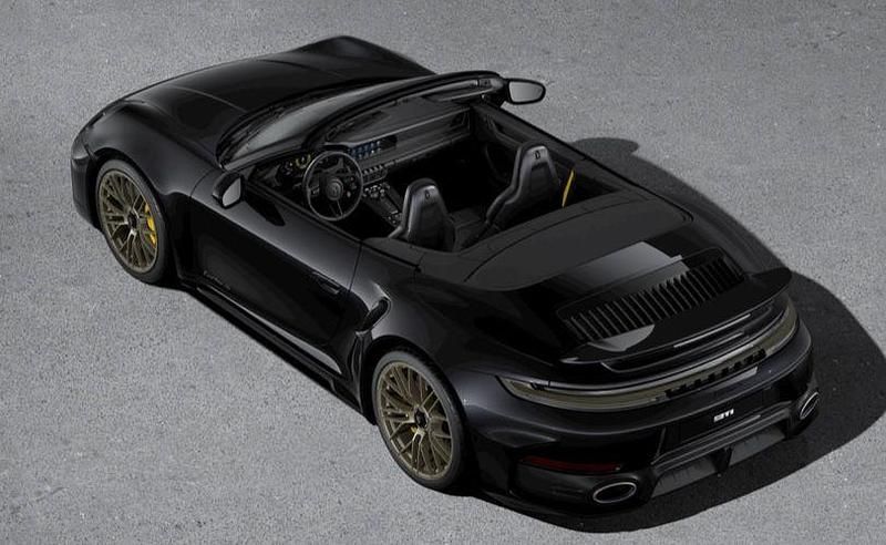 Neu Porsche 911 711 PS (522 kW) 2026 Schwarz Cabrio