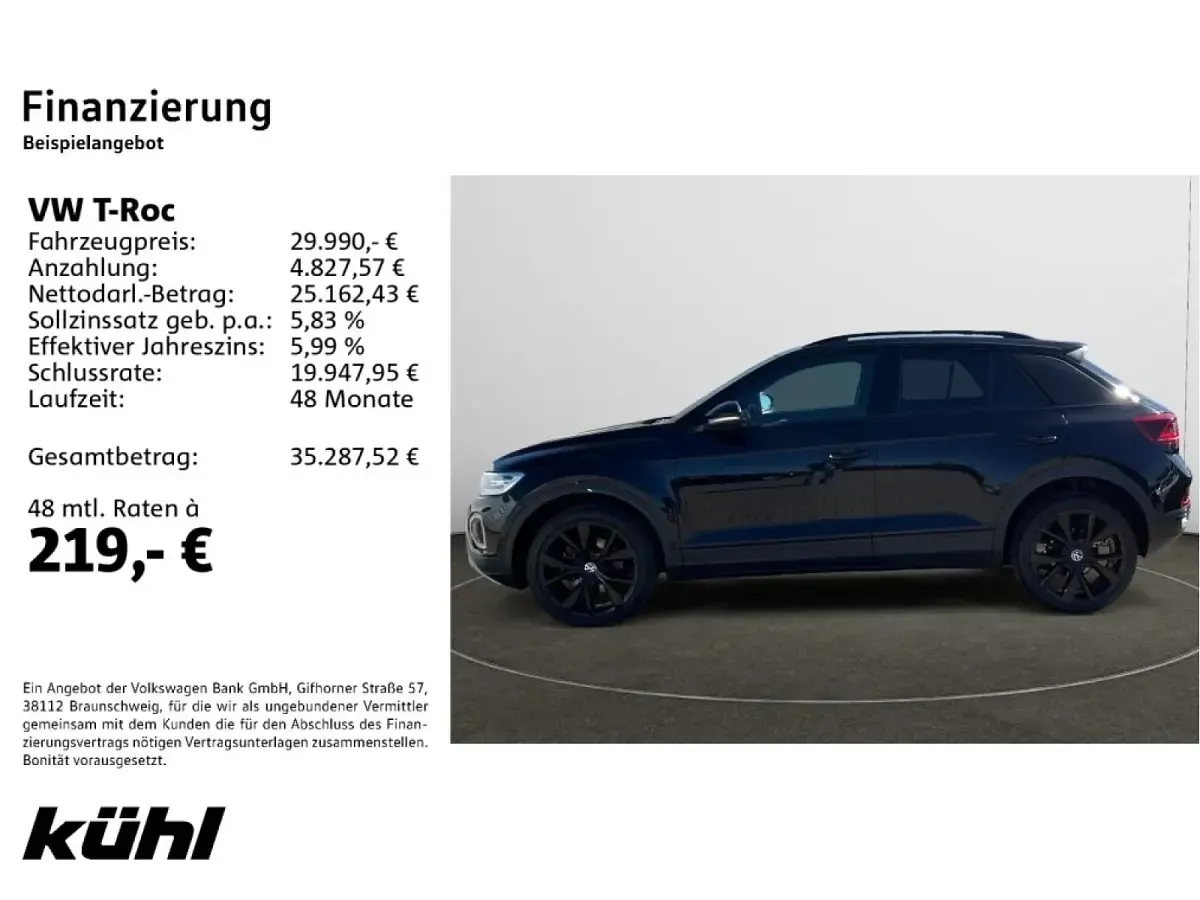 Gebraucht VW T-Roc Style 150 PS (110 kW) 2024 SUV
