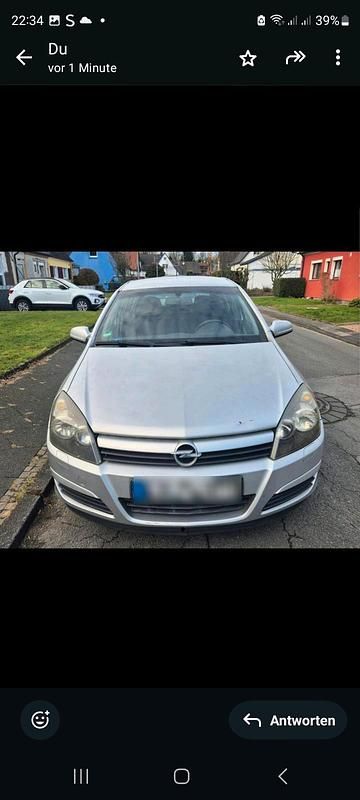 Gebraucht Opel Astra 101 PS (74 kW) 2004 Silber Kleinwagen