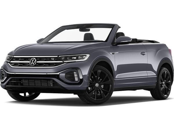 Grau (rauchgrau metallic) Neu 2025 VW T-Roc Cabriolet Style Cabrio | 40.450 € (Superpreis) - Bild 1/3