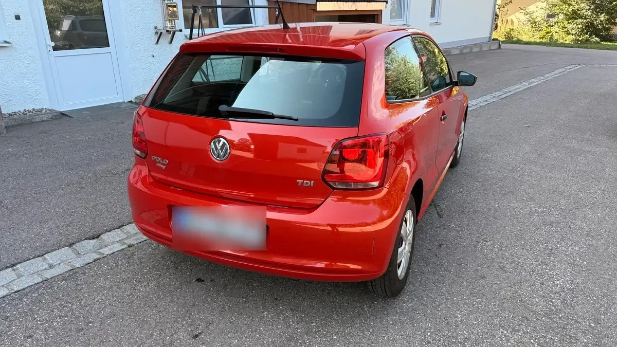 Gebraucht VW Polo 75 PS (55 kW) 2012 Orange Kleinwagen
