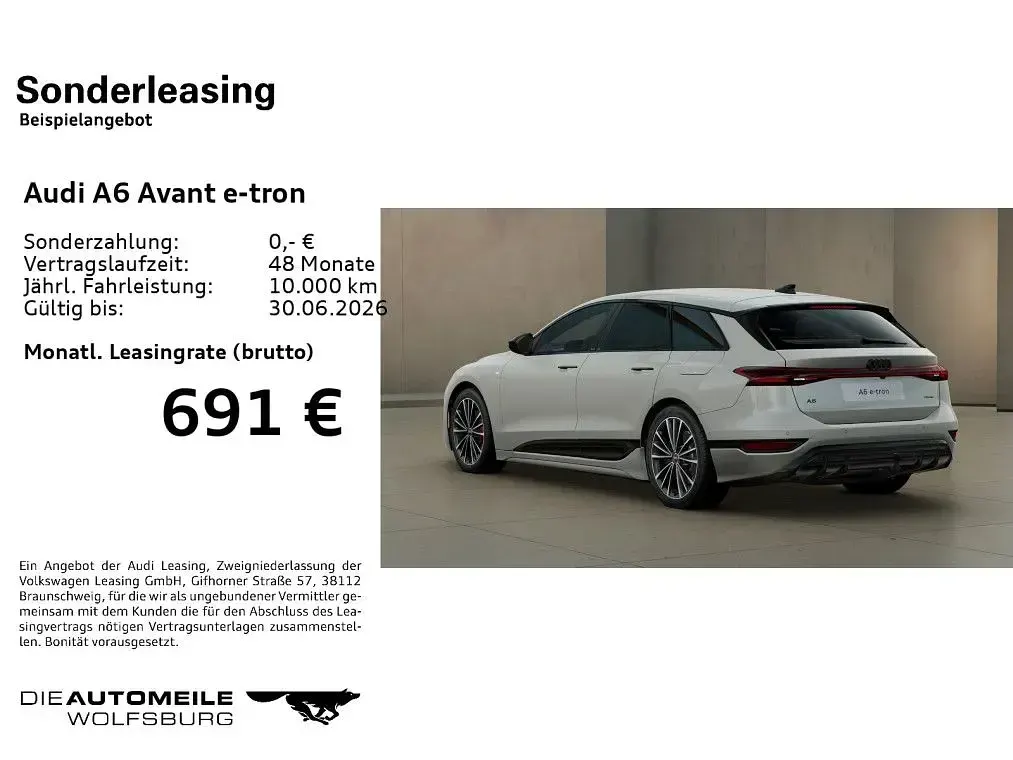 Gebraucht Audi A6 e-tron Ambiente 314 kW (428 PS) 2025 Siambeige metallic Kombi