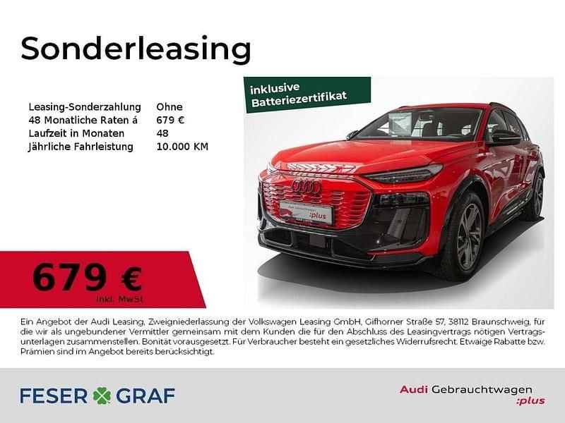 Soneirarot metallic Gebraucht 2024 Audi Q6 e-tron Performance SUV | 64.990 € (Superpreis) - Bild 1/3