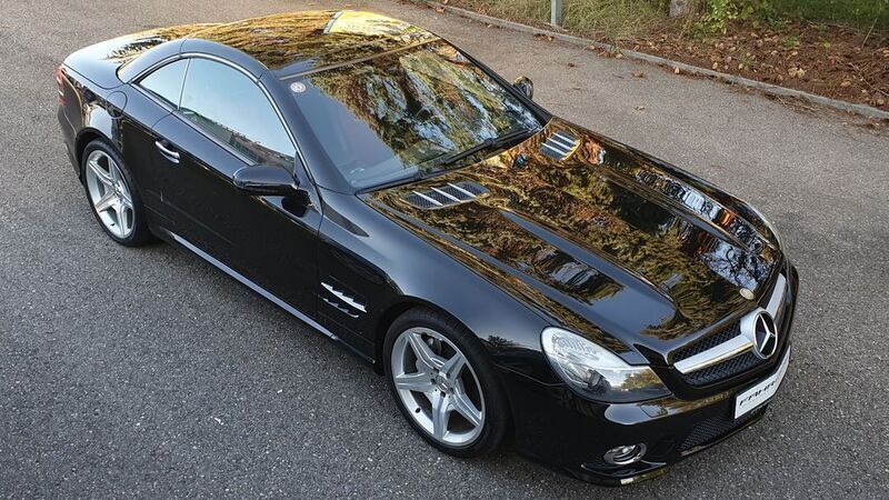 Gebraucht Mercedes SL500 AMG 387 PS (284 kW) 2008 Schwarz Cabrio