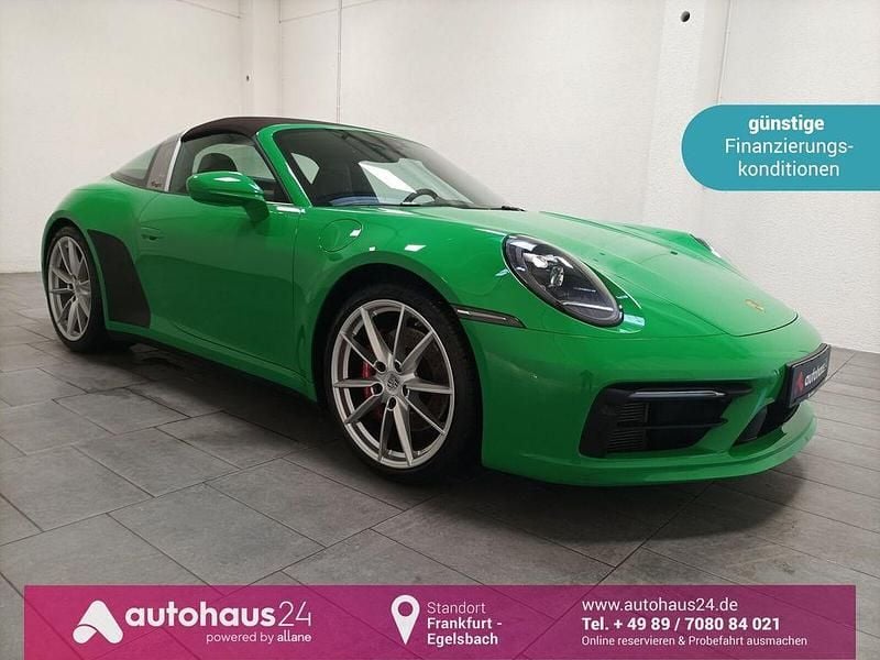 Grün Gebraucht 2022 Porsche 911 Targa 4S Sport Cabrio | 136.440 € - Bild 1/4