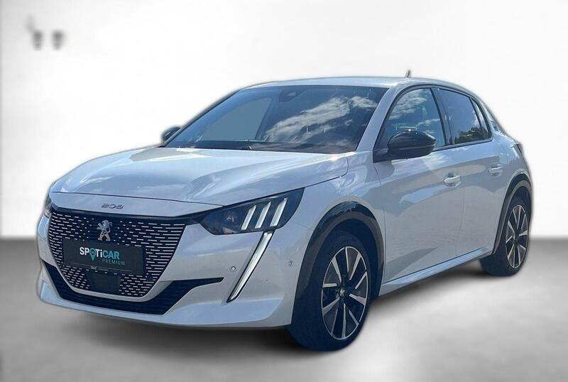 Weiß metallic Gebraucht 2022 Peugeot e-208 GT Kleinwagen | 19.430 € (Fairer Preis) - Bild 1/1