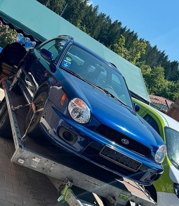Gebraucht Subaru Impreza 95 PS (69 kW) 2001 Blau Kombi