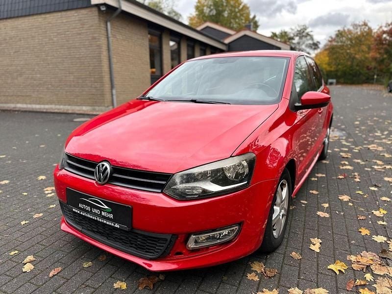 Rot Gebraucht 2010 VW Polo Team Kleinwagen | 2.799 € (Guter Preis) - Bild 1/4