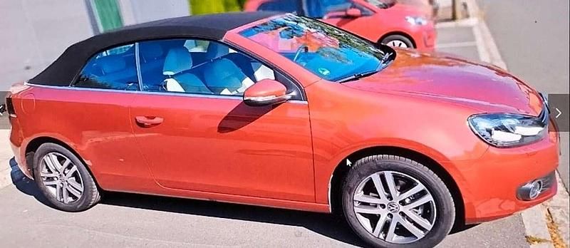 Sunset red Gebraucht 2013 VW Golf Cabriolet Cabrio | 16.495 € (Etwas zu teuer) - Bild 1/4