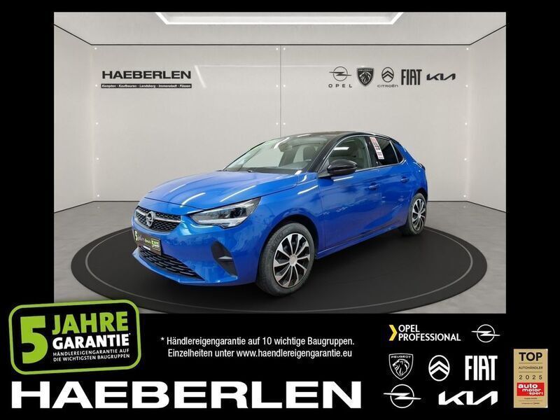 Blau Gebraucht 2022 Opel Corsa-e Edition Kleinwagen | 16.380 € (Guter Preis) - Bild 1/4