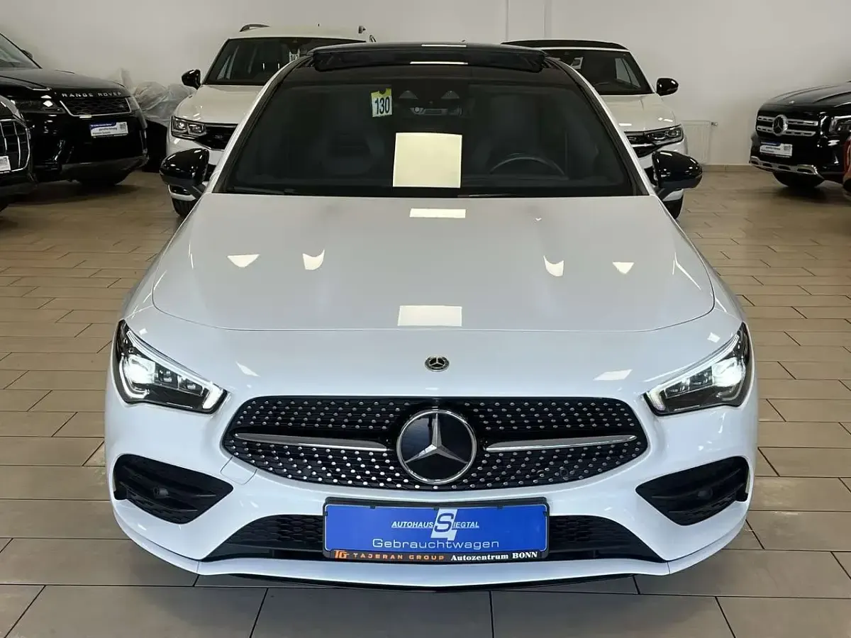 Gebraucht Mercedes CLA220 190 PS (139 kW) 2022 Polarweiss  unilack Coupé