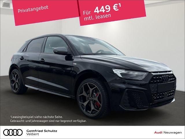 Mythosschwarz metallic Neu 2025 Audi A1 Sportback S-Line Kleinwagen | 38.390 € (Fairer Preis) - Bild 1/4
