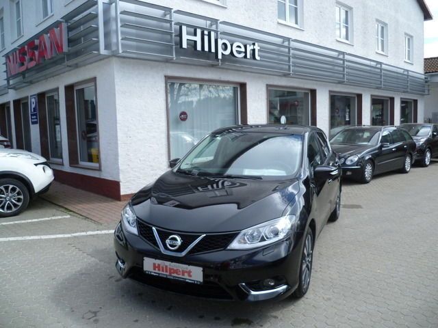 Schwarz metallic Gebraucht 2015 Nissan Pulsar Acenta Limousine | 18.890 € - Bild 1/4