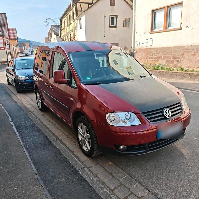 Gebraucht VW Caddy Life 105 PS (77 kW) 2007 Rot Van / Kleinbus